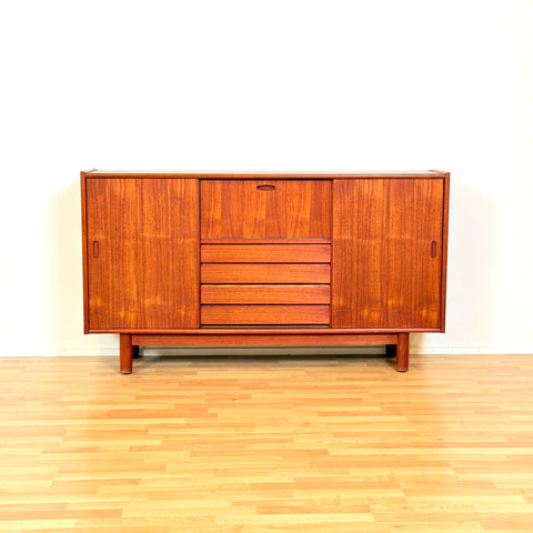 Danish highboard in teak