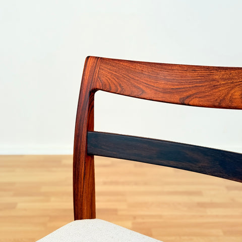 Swedish set of 4 dining chairs "Garmi" by Nilson Jonsson for Troeds