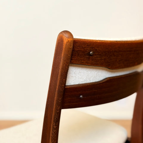 Danish set of 8 dining chairs in oak & beech by Findahl