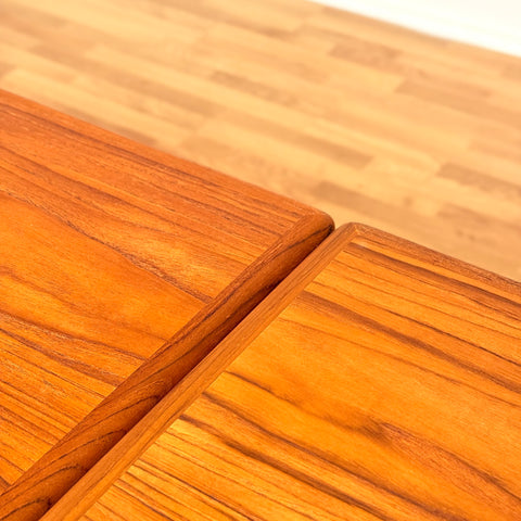 Danish rectangular dining table in teak