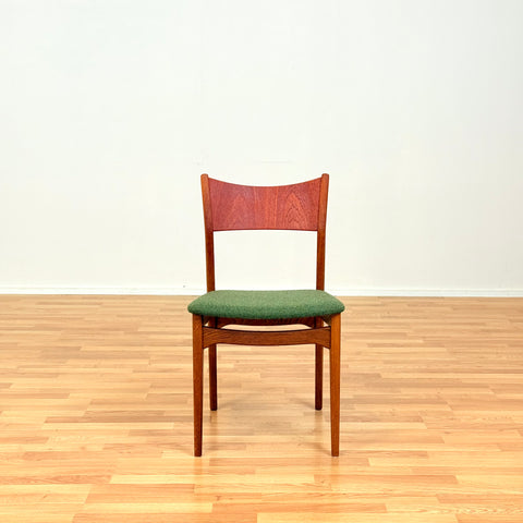 Swedish set of 6 dining chairs "Ole" in teak & oak by IKEA