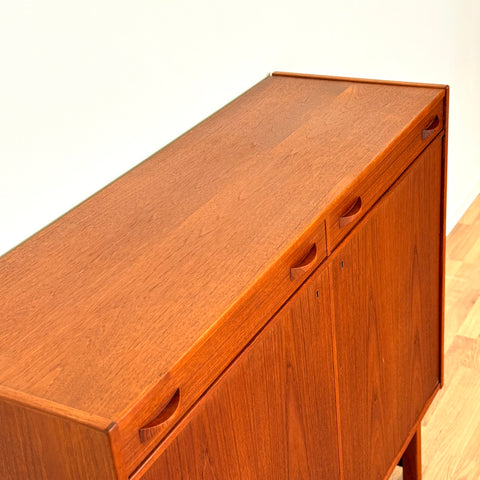 Swedish highboard in teak by Ulferts