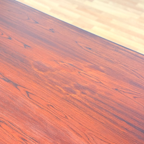Danish rectangular dining table in Santos rosewood by Omann Jun møbelfabrik a/s