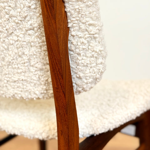 Danish set of 6 dining chairs in teak