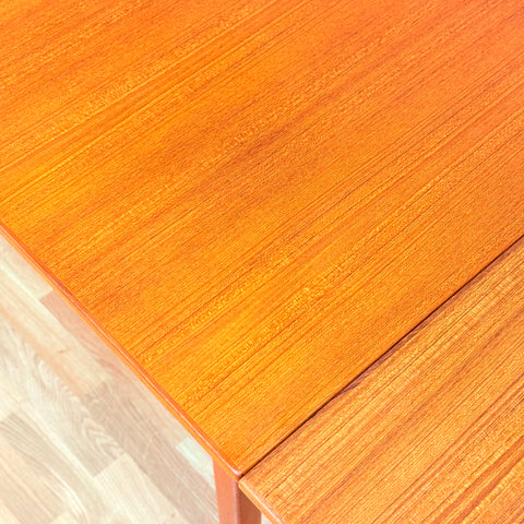 Swedish rectangular dining table in teak by Ulferts Möbler