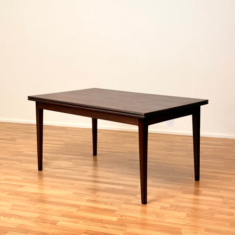 Danish dining table in Santos rosewood & teak by Gern Møbelfabrik