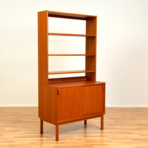Swedish bookshelf in teak by Bertil Fridhagen for Bodafors