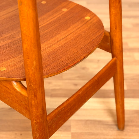Swedish set of 4 dining chairs by Sven Erik Fryklund for Hagafors Stolfabrik