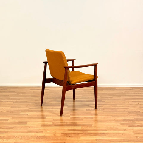 Danish armchair in solid teak