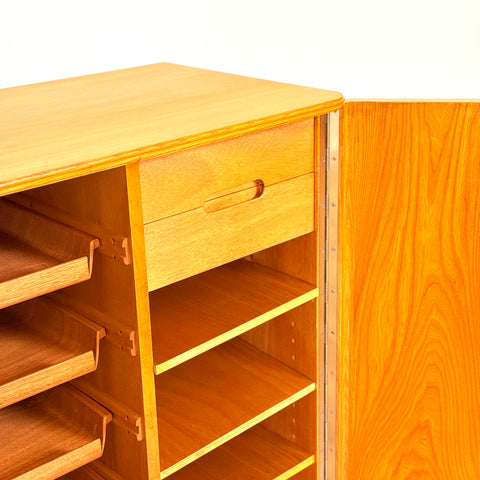 Swedish wardrobe in beech by Ferdinad Lundquist