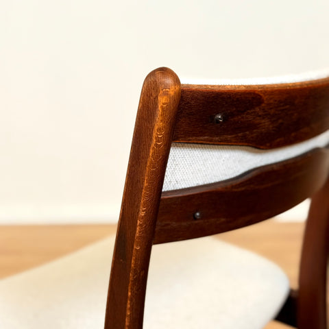 Danish set of 8 dining chairs in oak & beech by Findahl