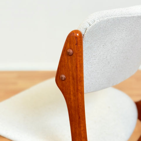 Danish set of 4 dining chairs by Erik Buch for O.D. Møbler