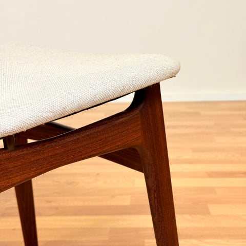 Danish set of 6 dining chairs in teak by Schiønning & Elgaard