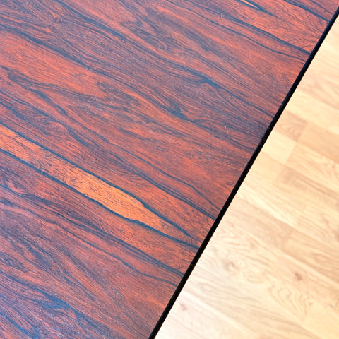 Danish dining table in Santos rosewood & teak by Gern Møbelfabrik
