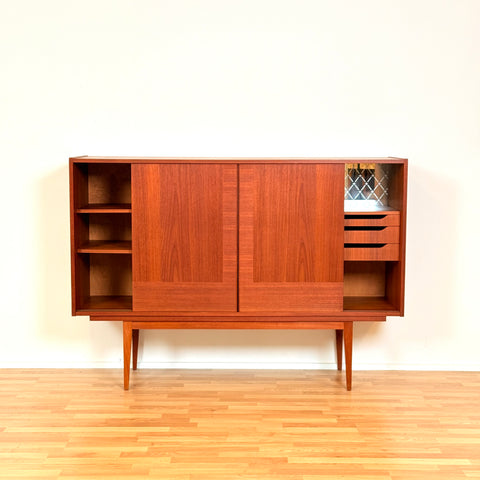Danish highboard in teak