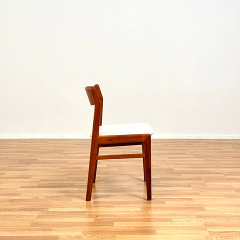 Danish set of 2 dining chairs in teak by Erik Kirkegaard