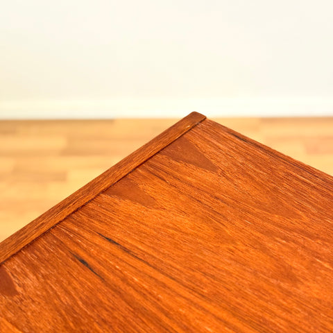 Danish secretary desk with mirror in teak