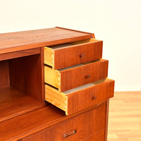 Danish secretary desk in teak