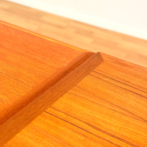 Danish rectangular dining table in teak
