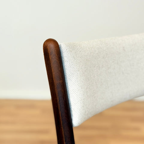 Danish set of 8 dining chairs in oak & beech by Findahl