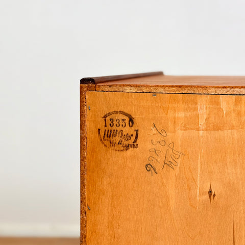 Danish chest of drawers in teak
