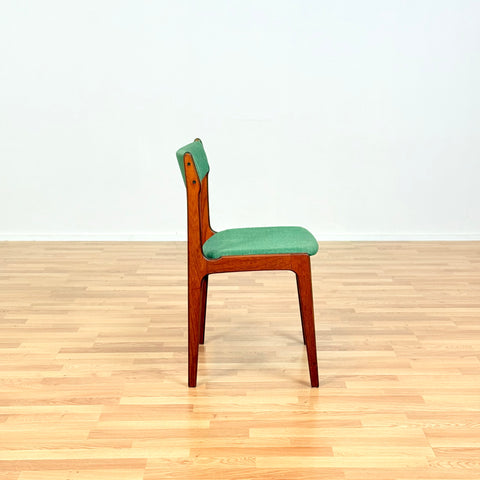 Danish set of 4 dining chairs in teak by Eric Buch