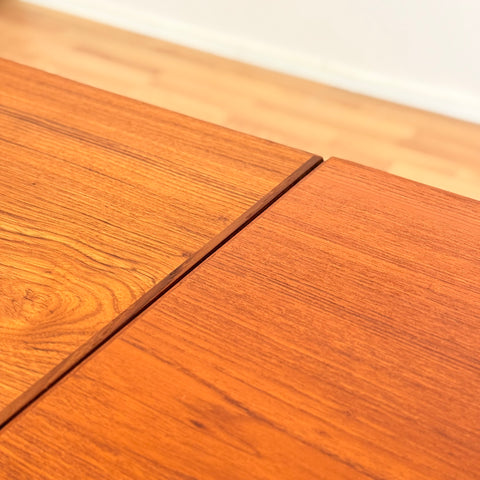 Danish rectangular dining table in teak