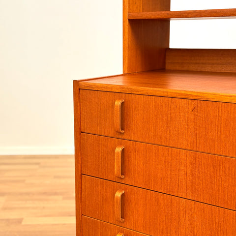 Swedish bookshelf in teak by Bertil Fridhagen for Bodafors