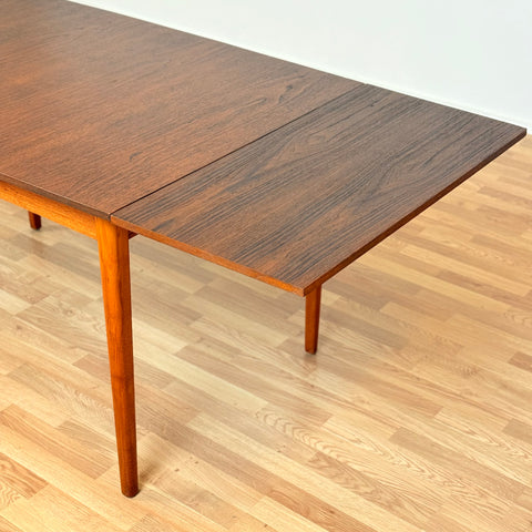 Swedish rectangular dining table in teak