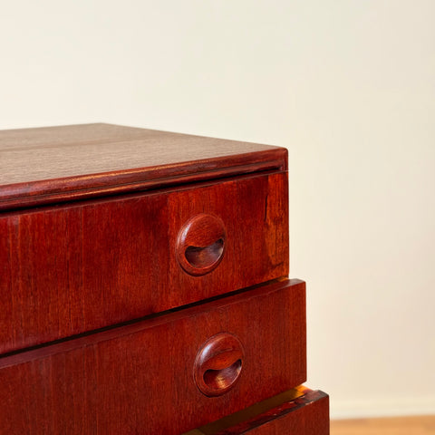 Chest of 7 drawers in teak, Denmark