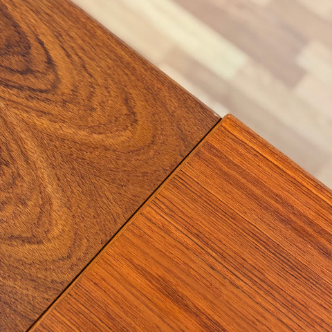 Danish rectangular dining table in teak