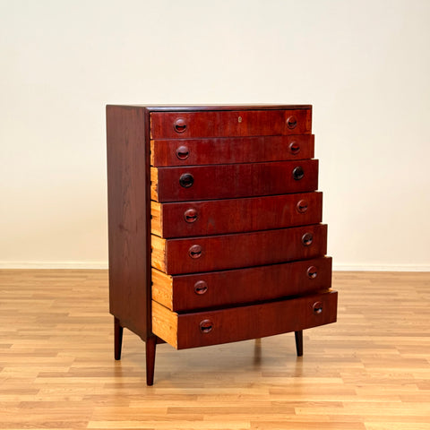 Chest of 7 drawers in teak, Denmark
