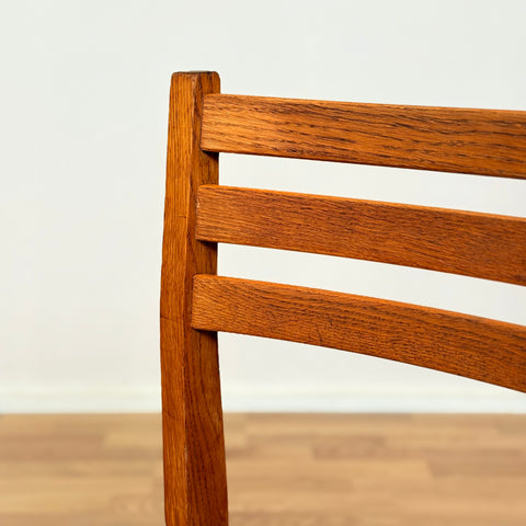 Danish dining chairs in oak