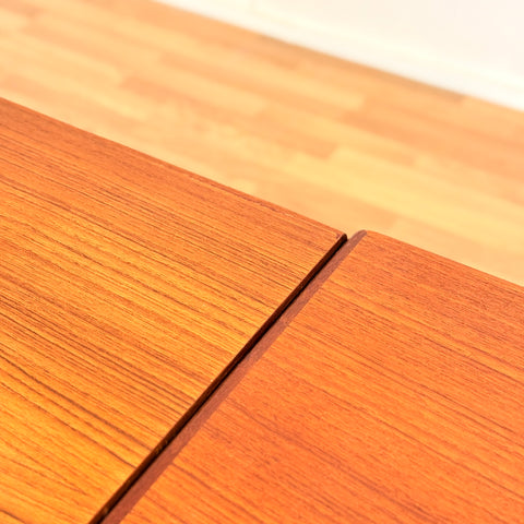 Danish rectangular dining table in teak