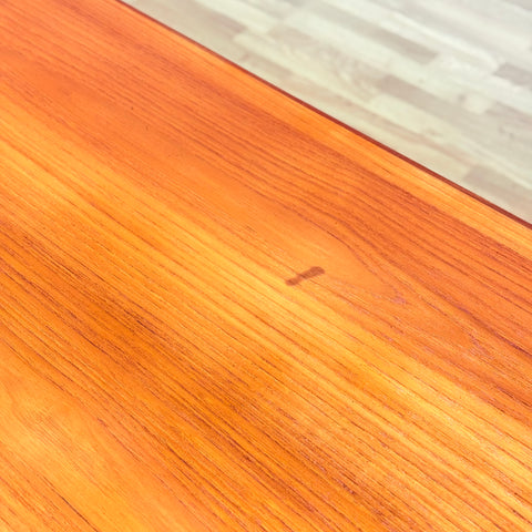 Danish rectangular dining table in teak