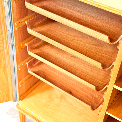 Swedish wardrobe in beech by Ferdinad Lundquist