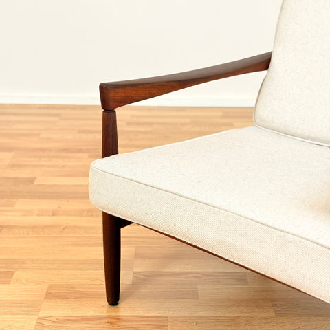 Swedish armchairs in walnut by Erik Wørts for IKEA