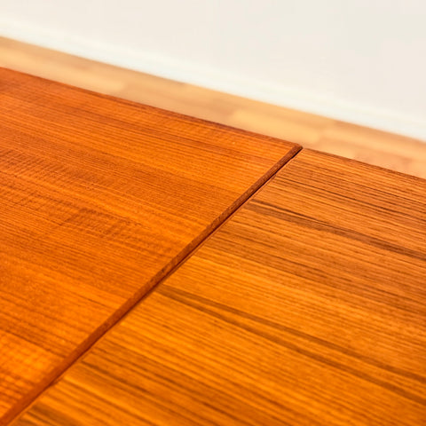 Danish rectangular dining table in teak