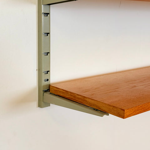 Swedish "Pira" shelving system in oak