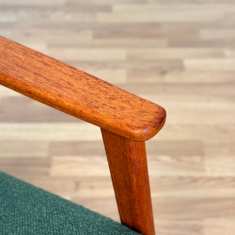 Swedish armchair in solid teak
