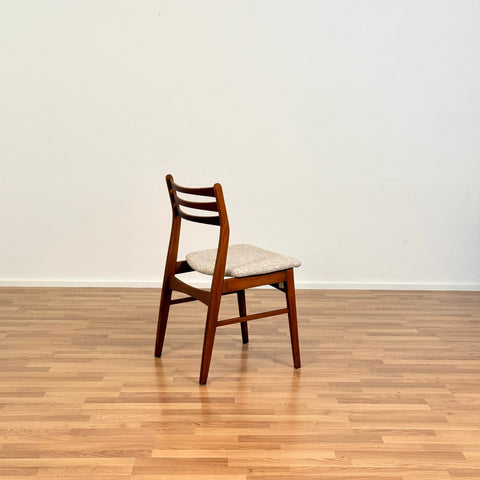Danish set of 4 dining chairs in teak and beech by SAX