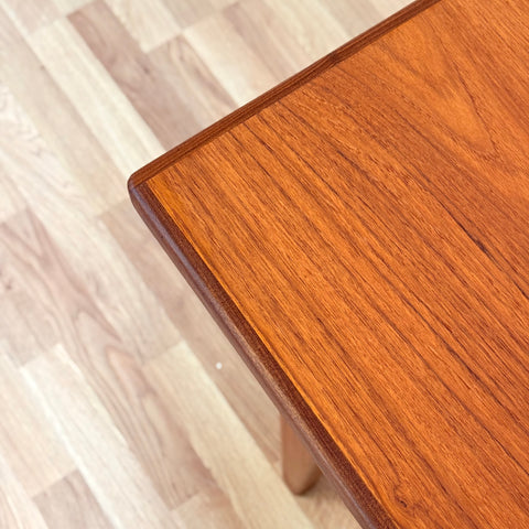 Danish coffee table in teak & walnut