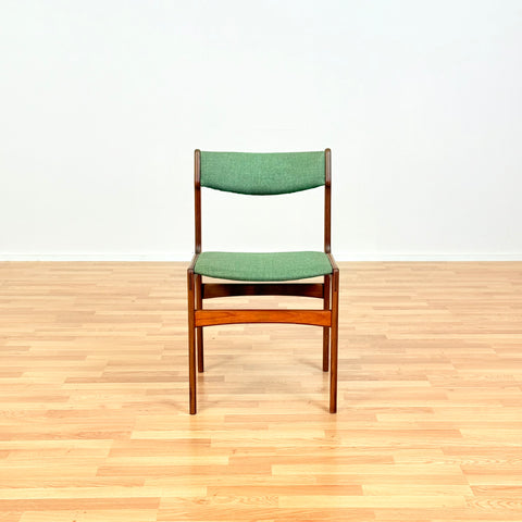 Danish set of 4 dining chairs in teak by Eric Buch