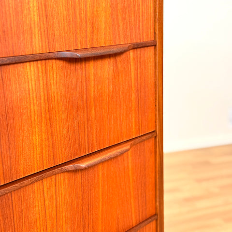 Danish chest of drawers in teak