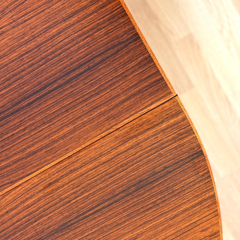 Danish dining table in Santos rosewood "Arne Vodder style"