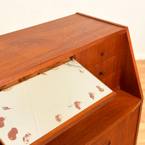 Danish secretary desk in teak