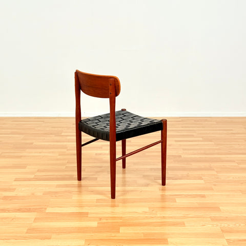 Danish dining chairs in teak