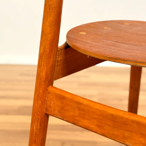 Swedish set of 4 dining chairs by Sven Erik Fryklund for Hagafors Stolfabrik