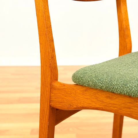 Danish dining chairs in teak & oak by Farstrup