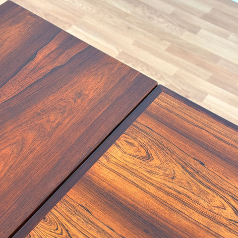 Unique rectangular dining table by Kai Winding for Poul Hundevad from 1955